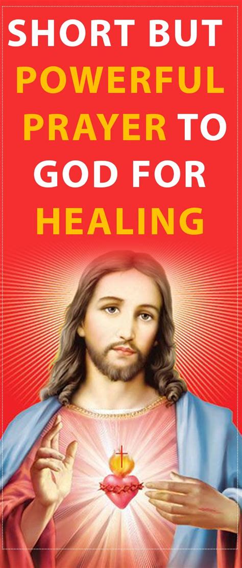 Short But Powerful Prayer To God For Healing Prayer Power Of Prayer