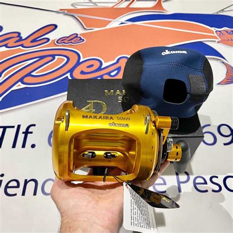 CARRETE DE CURRICAN OKUMA MAKAIRA 50WII 2 VEL Sal De Pesca