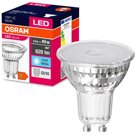 Żarówka Led Value Par16 źródło światła Gu10 6 9w 620lm 4000k Osram