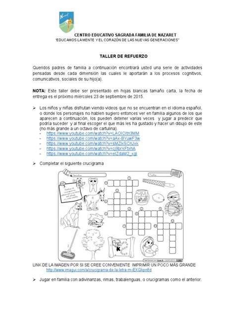 PDF Taller de Refuerzo Kínder III PERIODO DOKUMEN TIPS