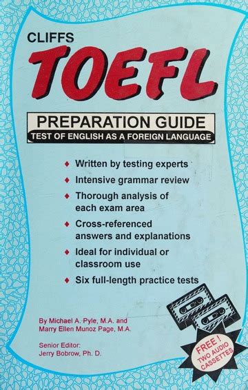 Cliff S TOEFL Preparation Guide Michael A Pyle Mary Ellen Munoz