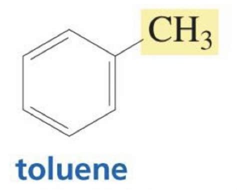 Common Benzene NAMES Flashcards Quizlet