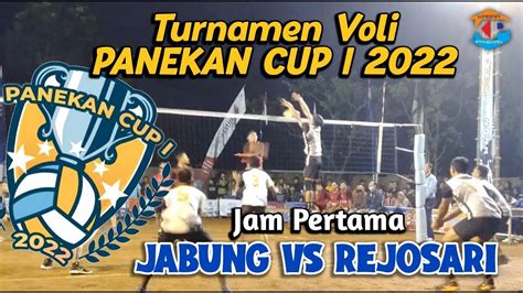 Jabung Vs Rejosari Turnamen Bola Volly Panekan Cup I 2022 Youtube