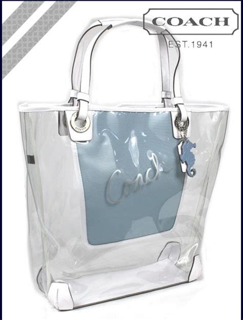 Clear Handbags: Coach Clear Tote Bags