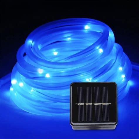 Blue M Led Lampe Solaire D Ext Rieur Corde De M M S