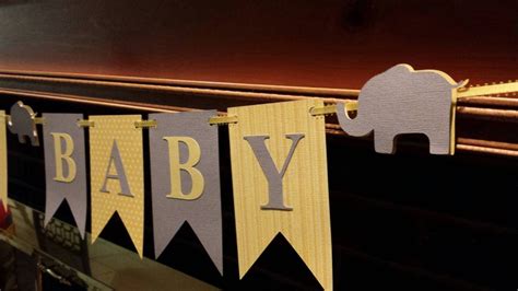 Elephant Baby Shower Banner made to Order/other Colors | Etsy