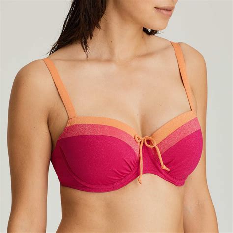 Bikini Balconet Prima Donna Swim colección Tanger TALLAS 85D COLOR Fucsia