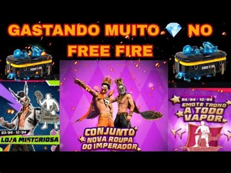 Gastando Diamante No Free Fire Passe De Elite Loja Misteriosa