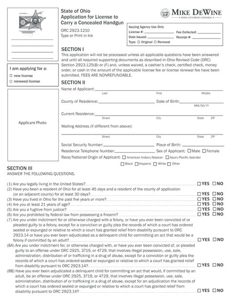 Application License Carry Concealed Form Fill Out Sign Online Dochub