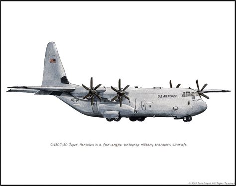 Art Collectibles Lockheed C 130 Herc C130 Hercules Air Force Plane