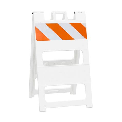 Traffic Barricade Type 1 White Eg Sheeted Traffic Safety Zone