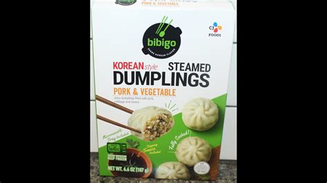 CJ Foods Bibigo Korean Style Steamed Dumplings Pork Vegetable Review