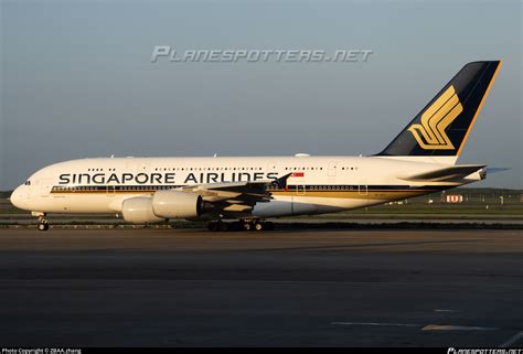 V Sku Singapore Airlines Airbus A Photo By Zbaa Zhang Id