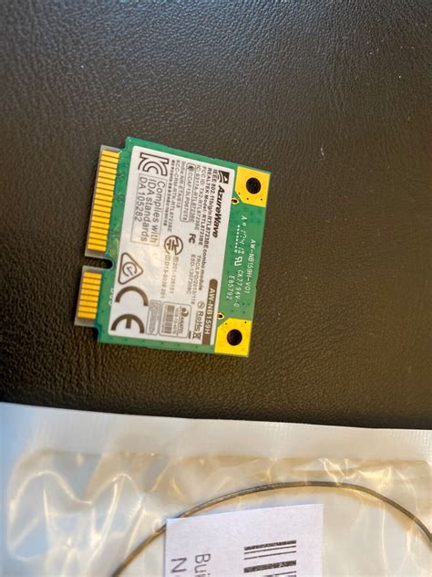 Azurewave Aw Nb H Wifi Card Rtl Be With Antenna Ebay