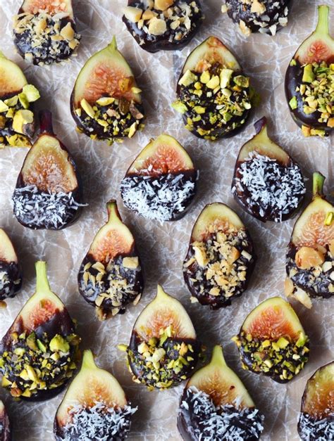 No Bake Chocolate Dipped Figs The Vegan Atlas