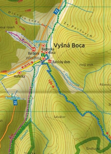 NiŻne Tatry Mapa Turystyczna Tatra Plan