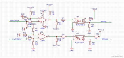 LM393电压比较电路原理图 lm393电压比较器电路图 CSDN博客