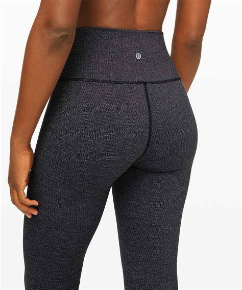 Lululemon Wunder Under High Rise Tight 28 Variegated Knit Jacquard