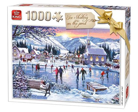 Comprar Puzzle King Patinaje Sobre Hielo En El Estanque De Piezas