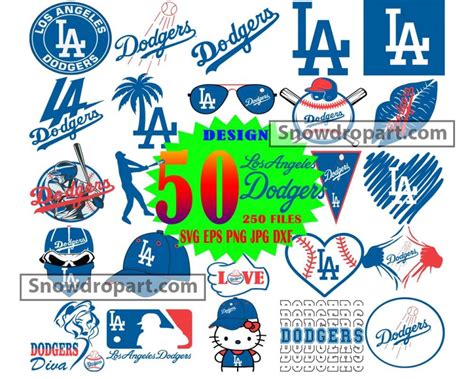 50 Los Angeles Dodgers Svg Bundle, Los Angeles Dodgers Svg, LA Dodgers Svg