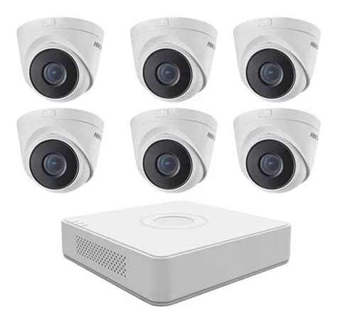 Kit Ip Poe Entry Hikvision Nvr Canales Mini Domo Mp