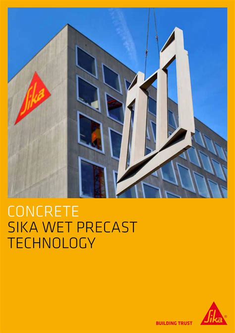 Pdf Sika Wet Precast Technology Waterproofing Basement Waterproofing With Sikaplan® Sheet