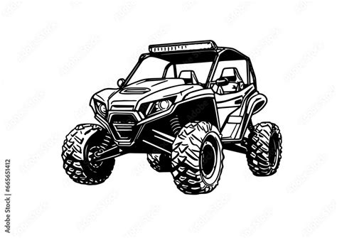 Off Road Adventure Atv Utv Buggy Isolated Logo Vector Stock Vector Adobe Stock