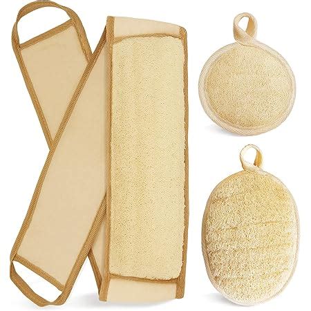 Amazon Loofa Body Scrubber 4 PCS Exfoliating Loofah Back