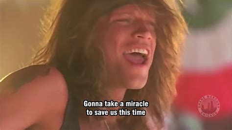 Jon Bon Jovi Miracle Music Video Full Hd With Lyrics 1990