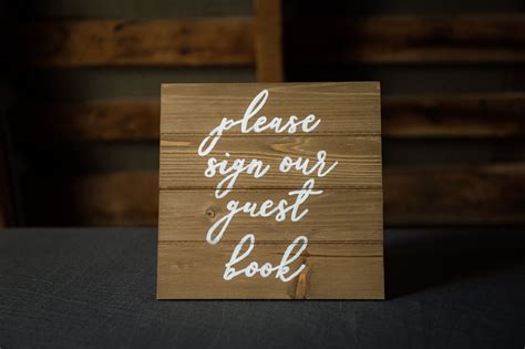 Guest Book Sign - Rustic/Wood - Northern Virginia Barn Wedding Venue ...