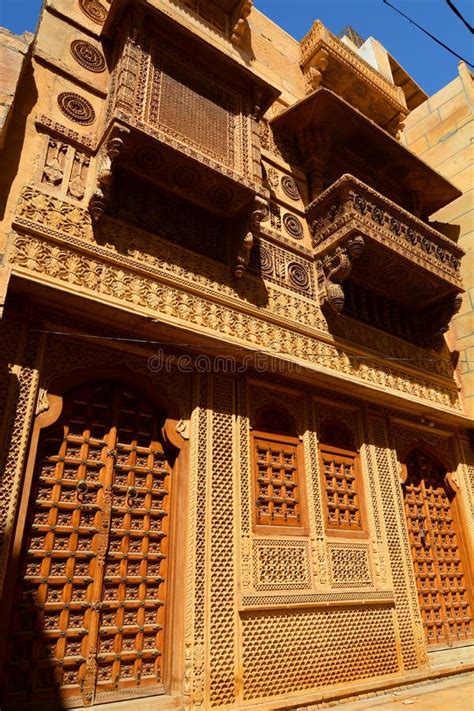 Old Haveli In Jaisalmer Fort Rajasthan India Stock Image Image Of