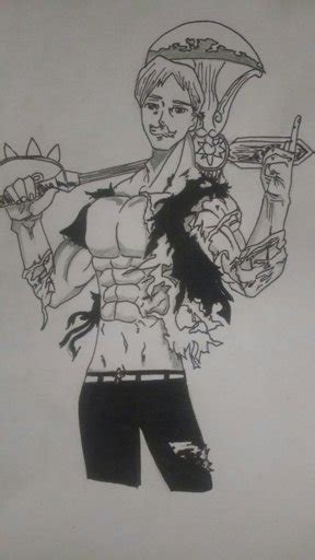 Escanor El Pecado Del Orgullo Me Olvide Del Proceso De Dibujo Jaja