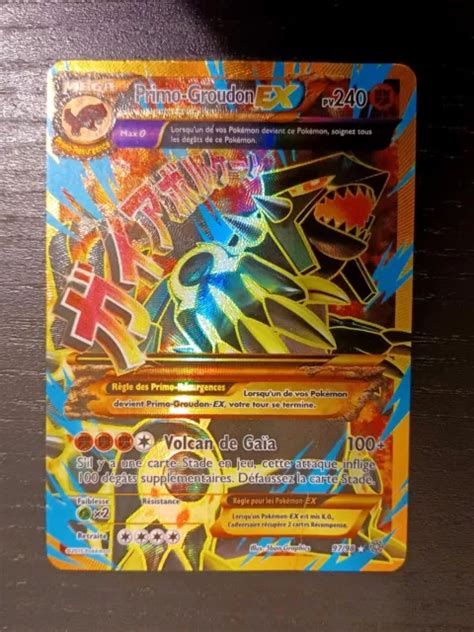 Carte Pok Mon Xy Origines Antiques Primo Groudon Ex Shiny Fr