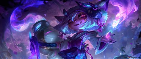 Flor do Espírito Tristana League of Legends 8K baixar papel de parede