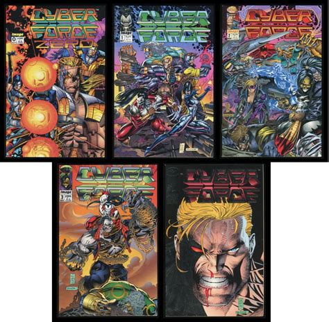 Cyberforce Comic Set St Series Marc Silvestri Art Dale