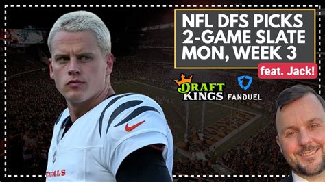 NFL DFS Picks For The Monday Night 2 Gamer Week 3 FanDuel