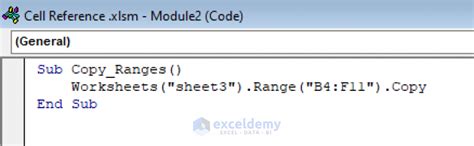 Excel Vba Cell Reference In Another Sheet 4 Methods Exceldemy