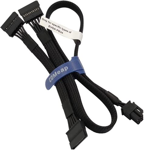 Pin To X Pin Sata Hard Drive Power Adapter Sleeved Cable For Some