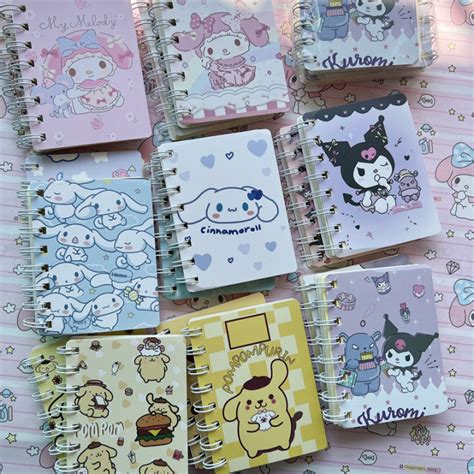 Sanrio Notebook Kuromi Cinnamoroll Pompompurin My Melody Daily Weekly