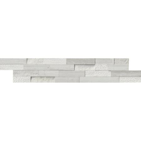 Msi White Oak Split Face Ledger Panel Sample Multi Finish Marble Wall