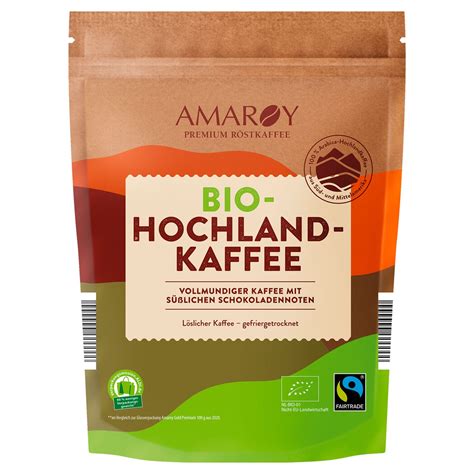 Amaroy Bio Hochland Kaffee G Aldi S D