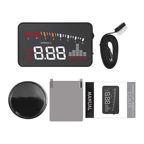 Car Heads Up Display Gauge Display Durable Fatigue Driving Reminder