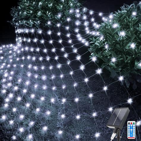 Acxilexy Led Solar Net Lights Outdoor Ft X Ft Mesh Fairy