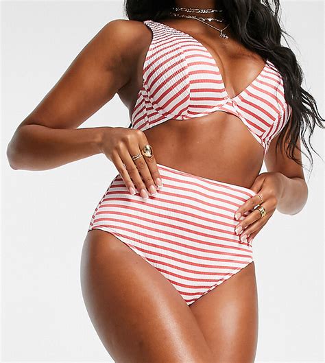 Peek Beau Fuller Bust Exclusive Mix And Match High Waist Bikini