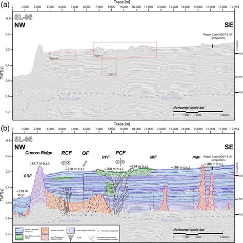 A Uninterpreted Seismic Reflection Profile Sl‐05 Location In