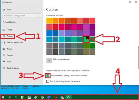 Cambiar El Color De La Barra De Tareas Y Inicio De Windows Color De Hot Sex Picture