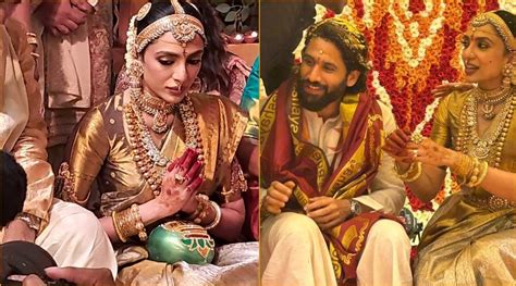 Leaked Naga Chaitanya Sobhita Dhulipala Wedding Pics Are Out Bride