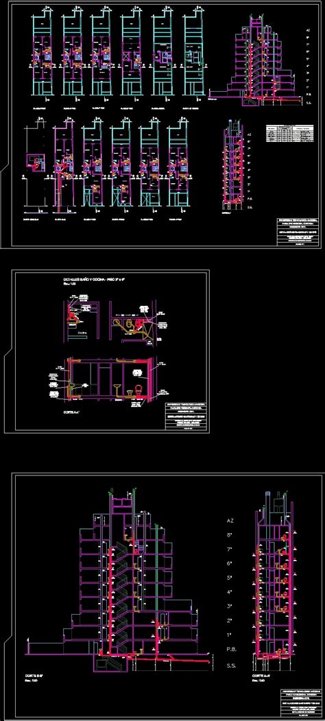 Sanitary Installation Dwg Block For Autocad • Designs Cad