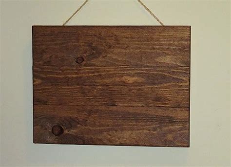 Stained Wood Blank Sign Reclaimed Wood Canvas 14 X10 Wood Canvas Pallet Wood