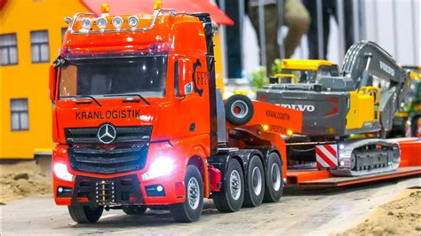 Amazing Rc Trucks Rc Model Machines Rc Heavy Haulage Scania MAN